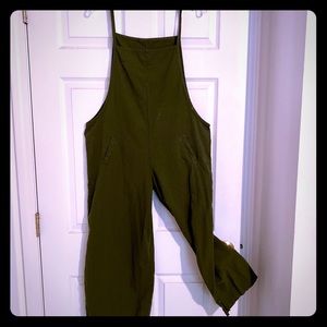 Olive L/XL Light Overalls NWOT
